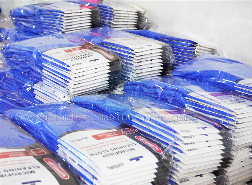 China Bulk microfiber towel Cleaning Cloth Supplier Custom thin microfiber cloth Towel Factory